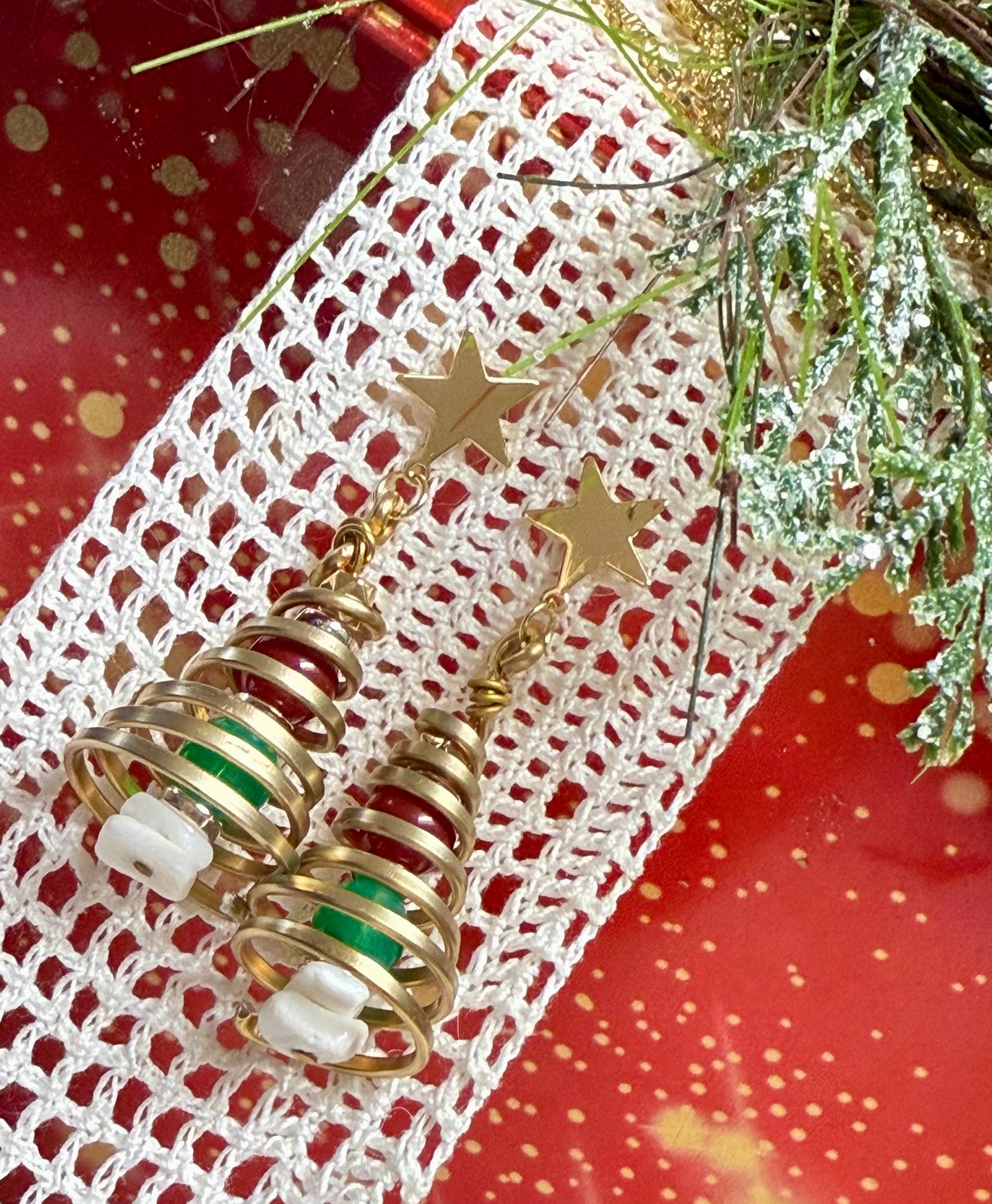 Christmas Tree Earrings