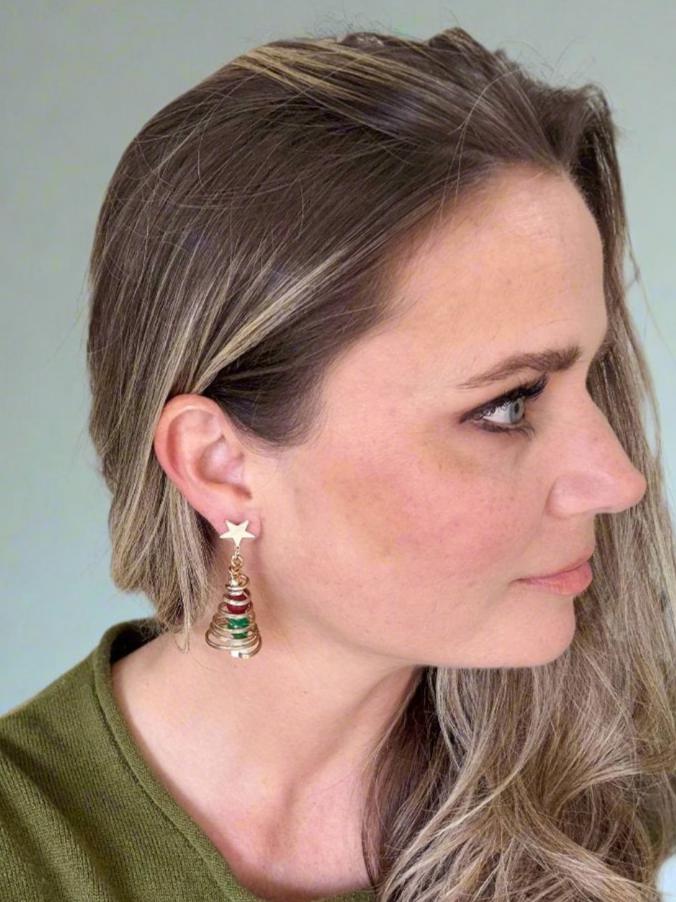 Christmas Tree Earrings